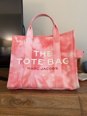 Marc Jacobs Pink Tie-Dye Canvas Medium Tote Bag